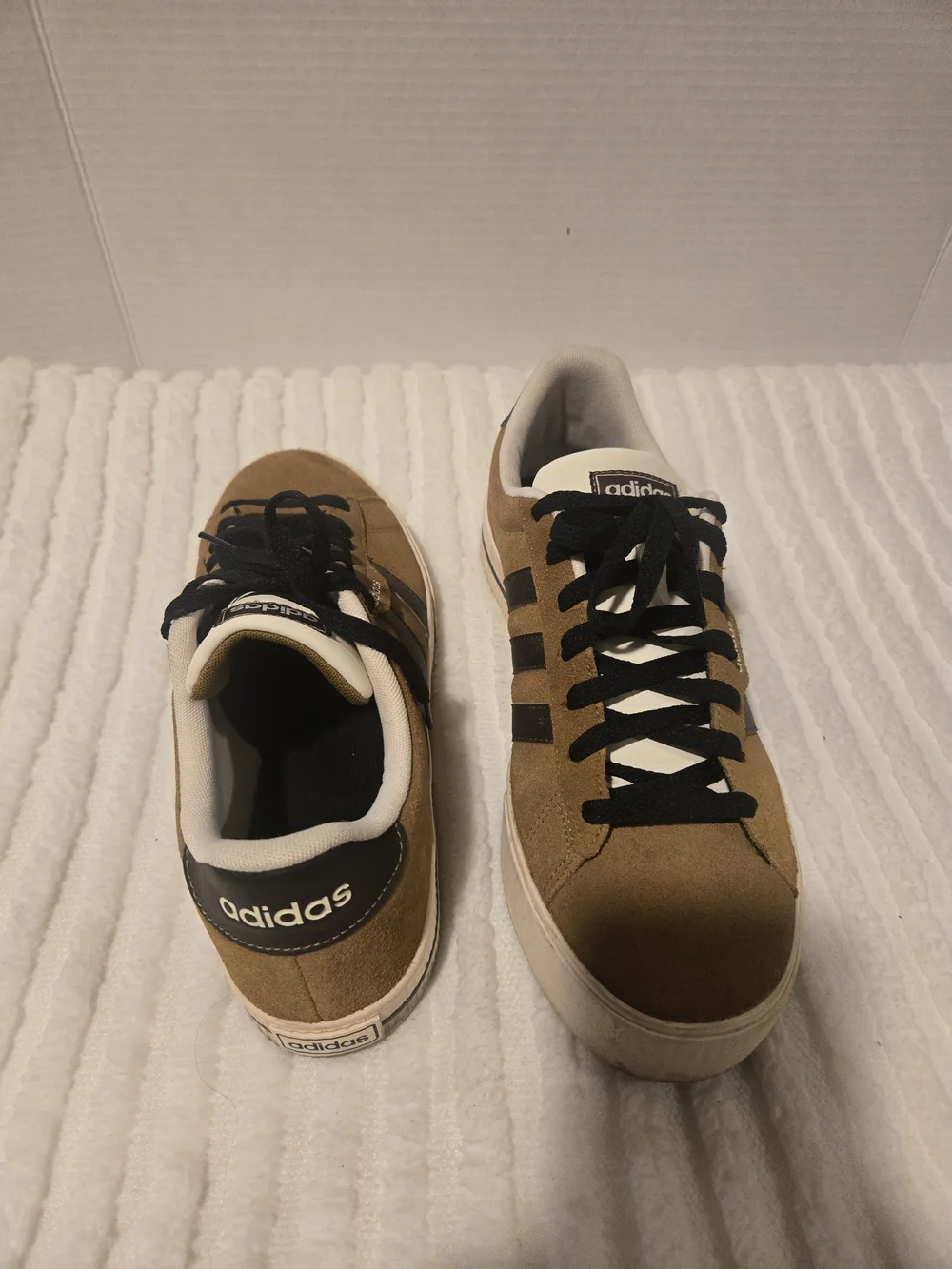 Adidas Men’s Suede Casual Sneakers in Brown